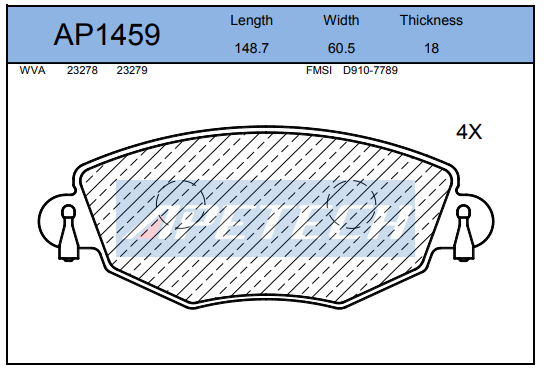 DİSK%20BALATA%20ÖN%20AP1459%20MONDEO-III%20JAGUAR%20X-TYPE