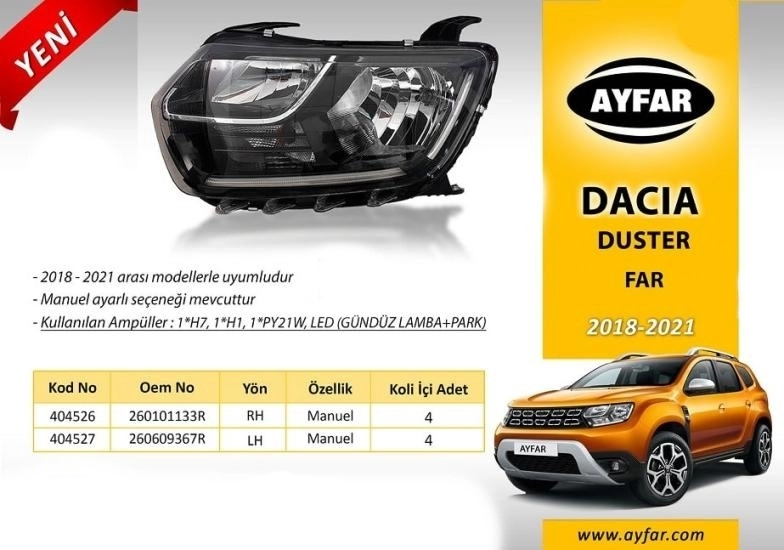 404526%20FAR%20SAĞ%20DUSTER%20(2018-2021)%20(H7+H1%20gündüz%20farı+park)%20*MOTORSUZ