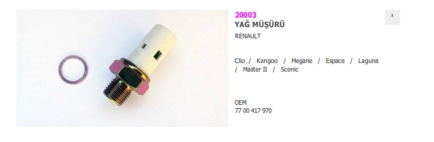 YAĞ%20MÜŞÜRÜ%2020003%20CLIO%20KANGO%20MEGANE%20YENİ%20MODEL%207700417970