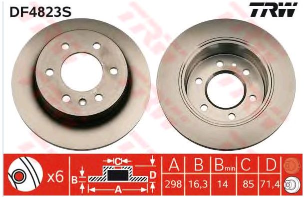 DİSK%20FREN%20AYNASI%20ARKA%20FD24305%20LT30%20LT35%20LT50%202.5%20TDI%20(06-)%20SPRINTER%20(06-)