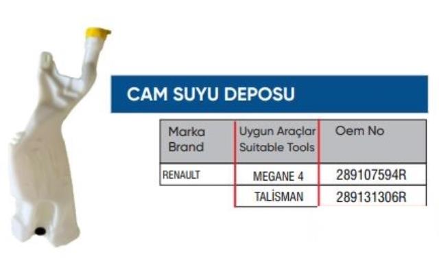 CAM%20YIKAMA%20SU%20DEPOSU%20289107594R%20MEGANE%20IV%20TALISMAN