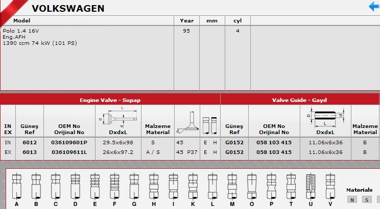 SİBOP%20TAKIMI%206012%206013%20POLO%20AFH%201.4-16V%20(95%20MODEL%20IN%208%20EX%208)