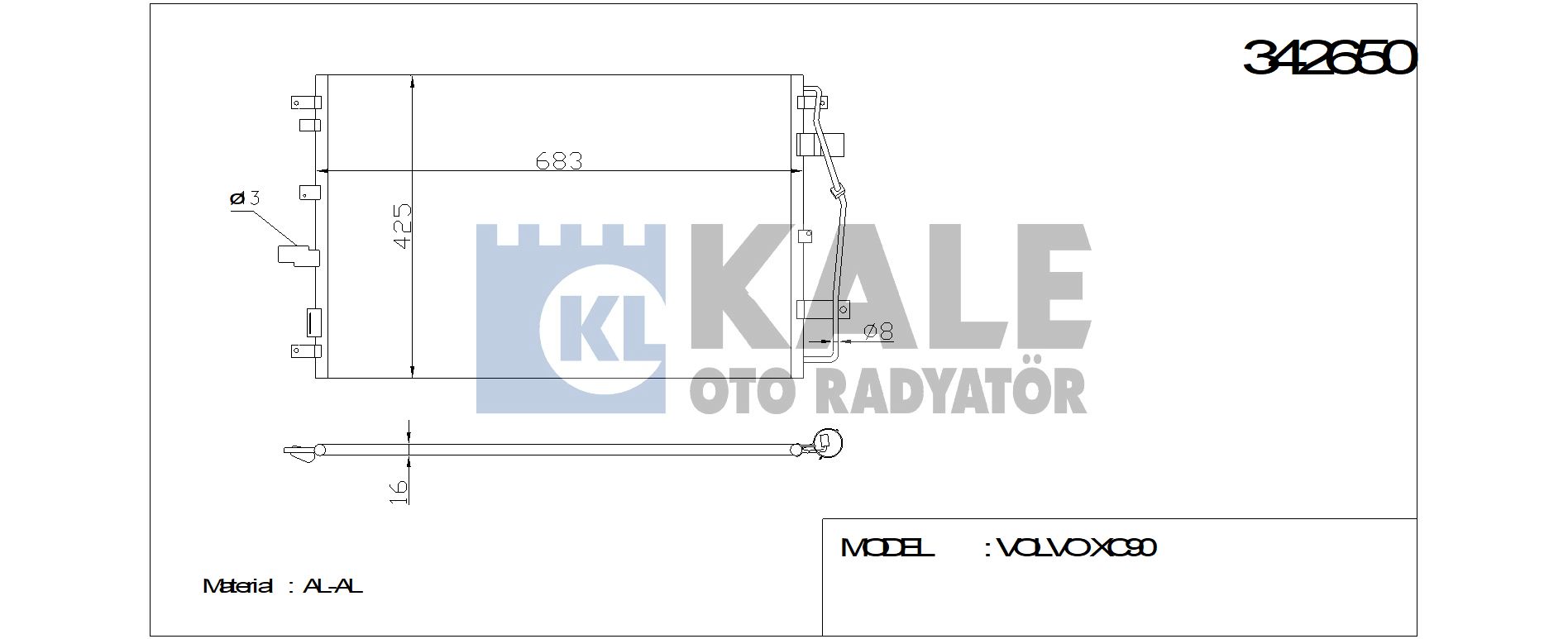 KLİMA%20RADYATÖRÜ%20342650%20XC90 I