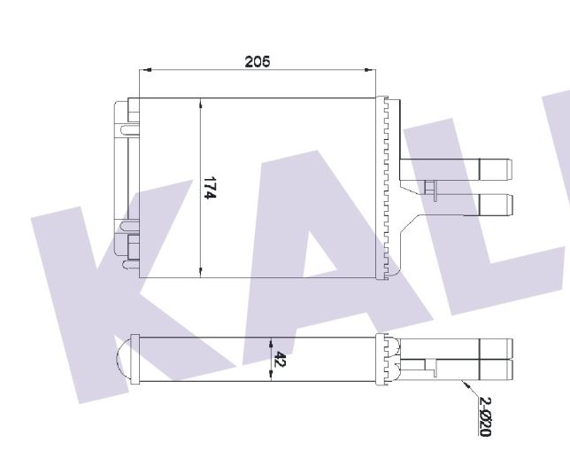 KALORİFER%20RADYATÖRÜ%20346675%20VECTRA-B%2096-02%20KLİMALI
