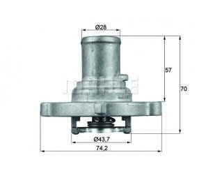 TERMOSTAT%2004325201%20PALIO%20(97-)%20DOBLO%20ALBEA%20PUNTO%201.2%208V%2075HP%2087*C