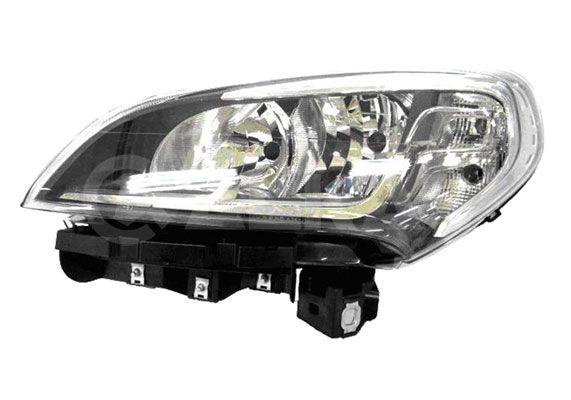 Fiat Doblo Far Sağ Krom Çerçeveli Motorlu