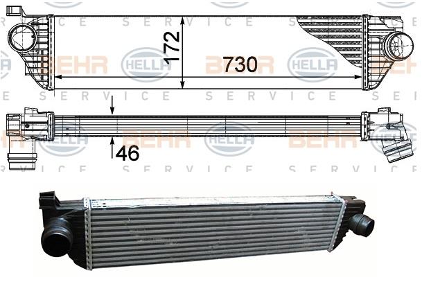 TURBO RADYATÖRÜ BEHR 8ML376787411 MASTER-III 2.3DCI (10-)