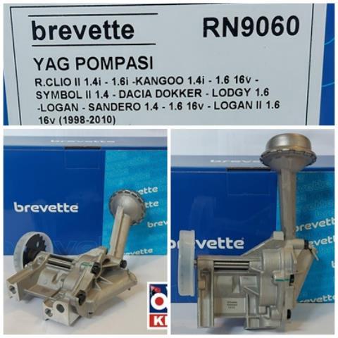 YAĞ POMPASI RN9060 CLIO-II 1.4İ 1.6İ KANGOO 1.4İ 1.6 16V SYMBOL-II 1.4 DOKKER