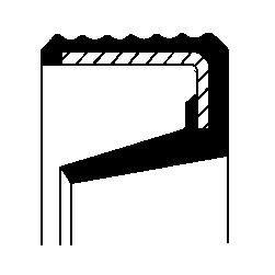 CORTECO-20016779 ÖN TEKER KEÇESİ İÇ (70X81,5X6)