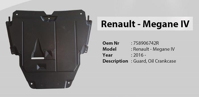 HİLEX-R742 Karter Muhafazası Renault Megane IV