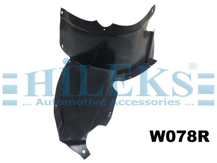 HİLEX-W078R Sağ Ön Çamurluk Ön Parça Davlumbazı