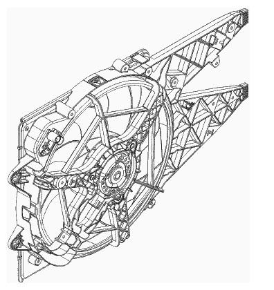 JDEUS-EV896200 Fan Motoru ve Davlumbaz Fiat Doblo