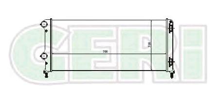 JDEUS-M-0110931 Motor Su Radyatörü Fiat Doblo