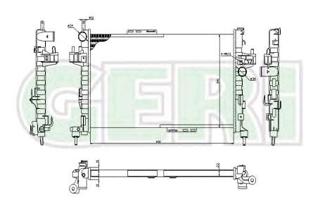 JDEUS-M-0200850 Motor Su Radyatörü Opel Corsa C 1.3 CDTi