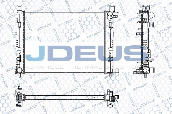 JDEUS-M-0231100 Motor Su Radyatörü Renault Clio IV