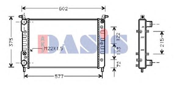 KALE-0126222AL Motor Su Radyatörü Fiat Palio 1.4