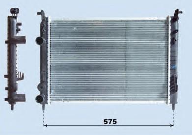 KALE-0131282AL Motor Su Radyatörü Fiat Palio