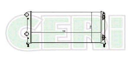 KALE-0137011AB Motor Su Radyatörü Fiat Doblo