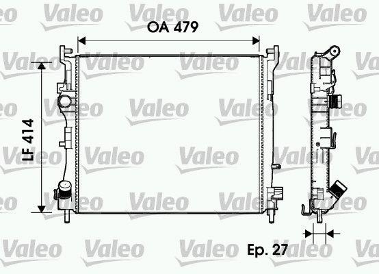 KALE-0528351AB Motor Su Radyatörü Renault Clio II