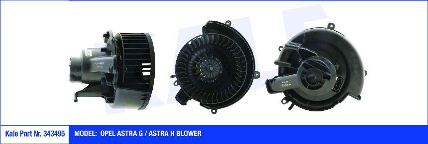 KALE-343495 Kalorifer Fan Motoru Opel Astra G
