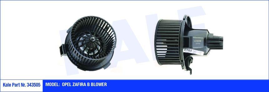 KALE-343505 Kalorifer Fan Motoru Opel Zafira 12V