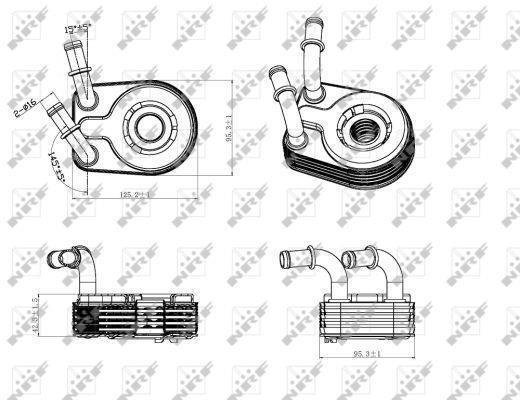 KALE-344535 Motor Yağ Soğutucusu Alfa Romeo 147