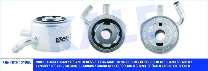 KALE-344665 Motor Yağ Soğutucusu Renault Kangoo