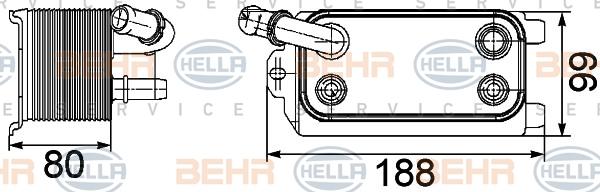 KALE-344710 Motor Yağ Soğutucusu Volvo S60
