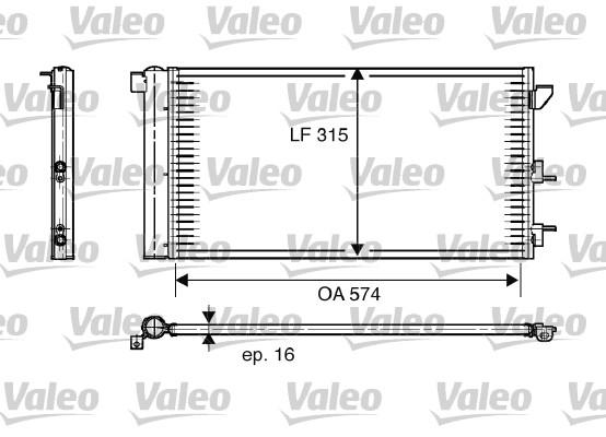 KALE-345675 Klima Radyatörü Fiat Panda