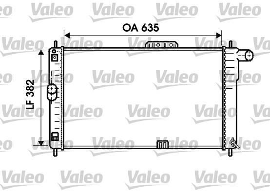 KALE-345905 Motor Su Radyatörü Daewoo Espero
