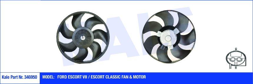 KALE-346950 Radyatör Fan Motoru Ford Fiesta