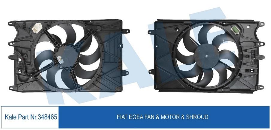 KALE-348465 Radyatör Fan Motoru Fiat Egea