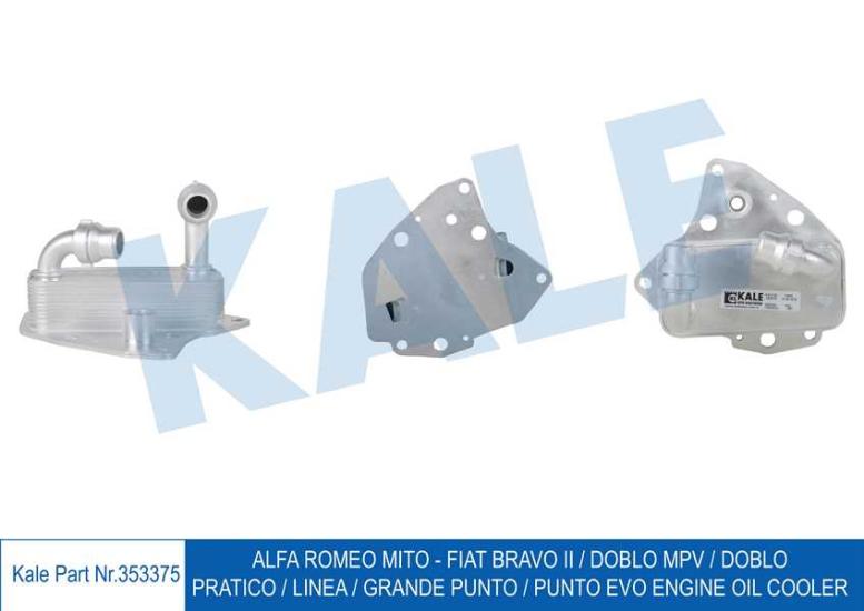 KALE-353375 Motor Yağ Soğutucusu Fiat Doblo