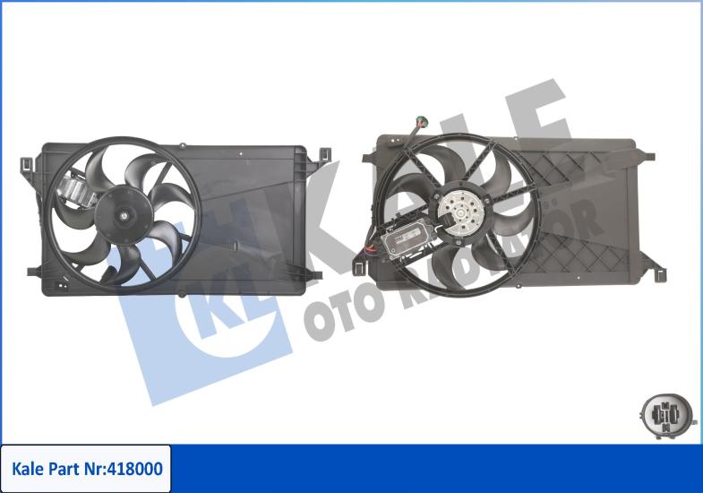 KALE-418000 Radyatör Fan Motoru Ford C-Max