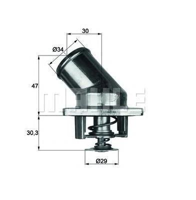 MAHLE-TI3.92 Termostat Opel Astra F