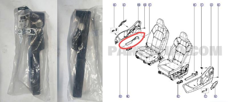 MAİS-873317886R Sağ Koltuk İç Karter