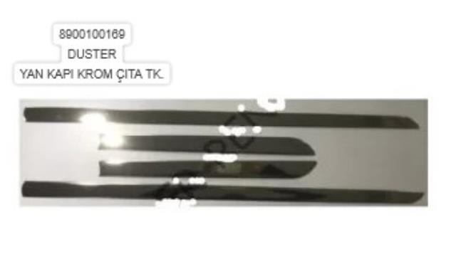 MAİS-8900100169 Yan Kapı Krom Çıtası Dacia Duster