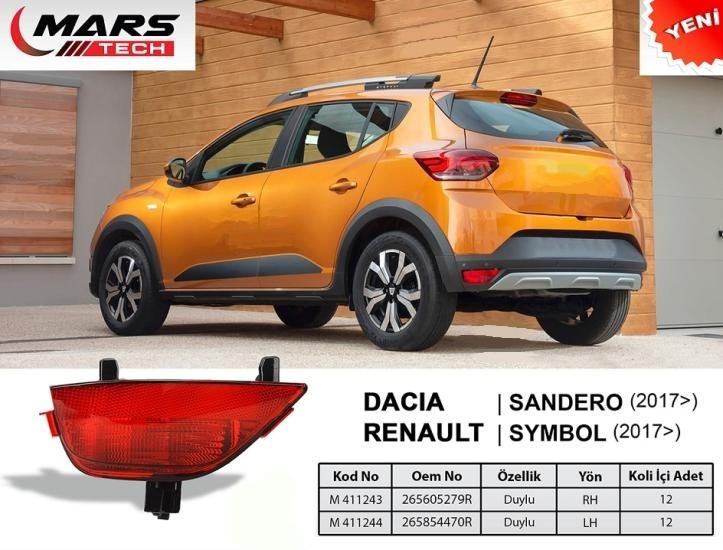 MARS-M411243 Sağ Arka Sis Lambası Dacia Sandero
