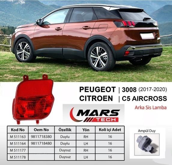 MARS-M511177 Sis Farı Peugeot 3008