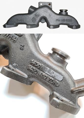 OEM-140044068R Egzoz Manifoldu Renault Clio III