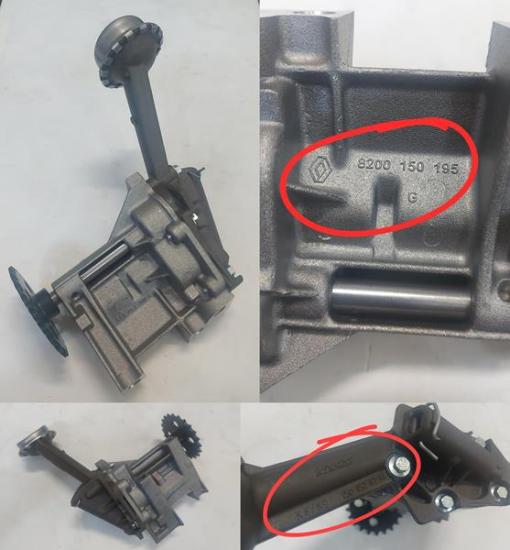 OEM-150103110R Yağ Pompası Renault Megane II
