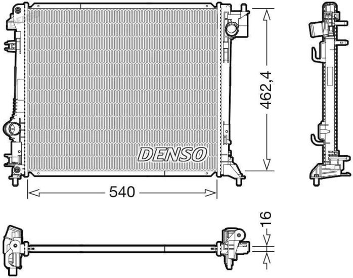OEM-214101527R Motor Su Radyatörü Renault Kadjar