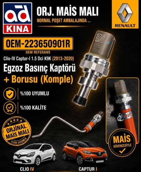 OEM-223650901R Basınç Sensörü Renault Megane III