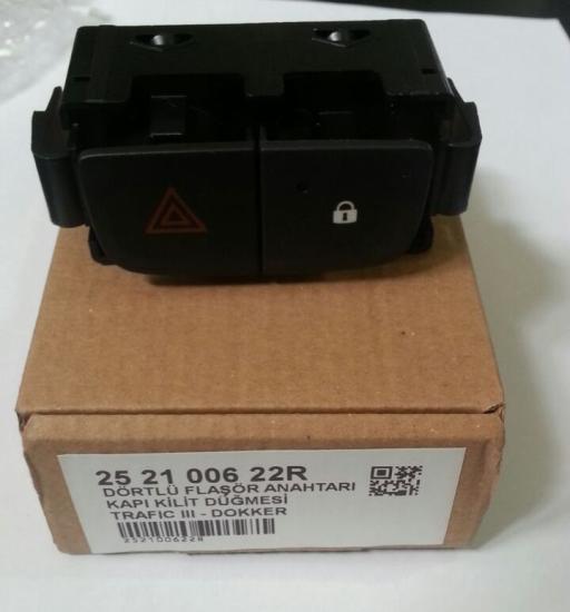 OEM-252100622R Flaşör + Merkezi Kilit Anahtarı