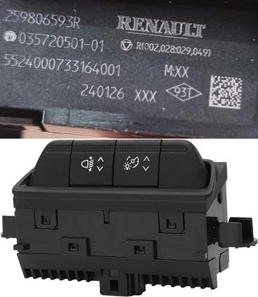 OEM-259806593R Far Ayar Kumanda Paneli