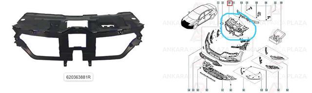 OEM-620363881R Panjur Renault Talisman