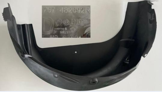 OEM-767482692R Sağ Arka Çamurluk Davlumbazı
