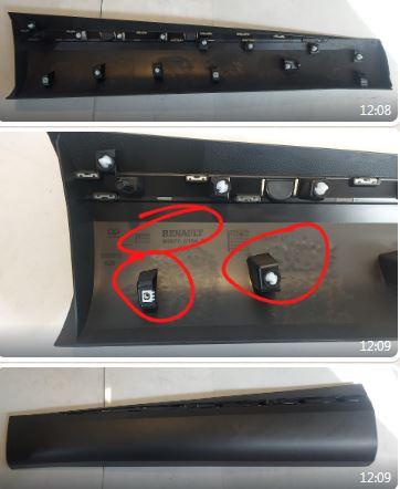 OEM-808771248R Kapı Bandı Takımı Renault Captur II