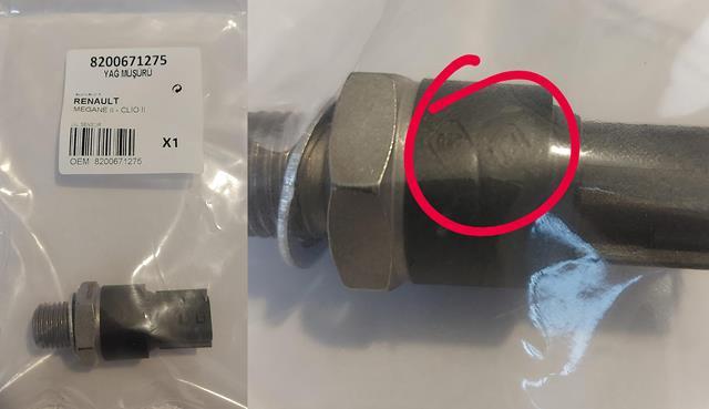 OEM-8200671275 Yağ Basınç Müşürü Renault Megane II