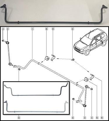 OEM-8200814764 Viraj Demiri Arka Dacia Duster